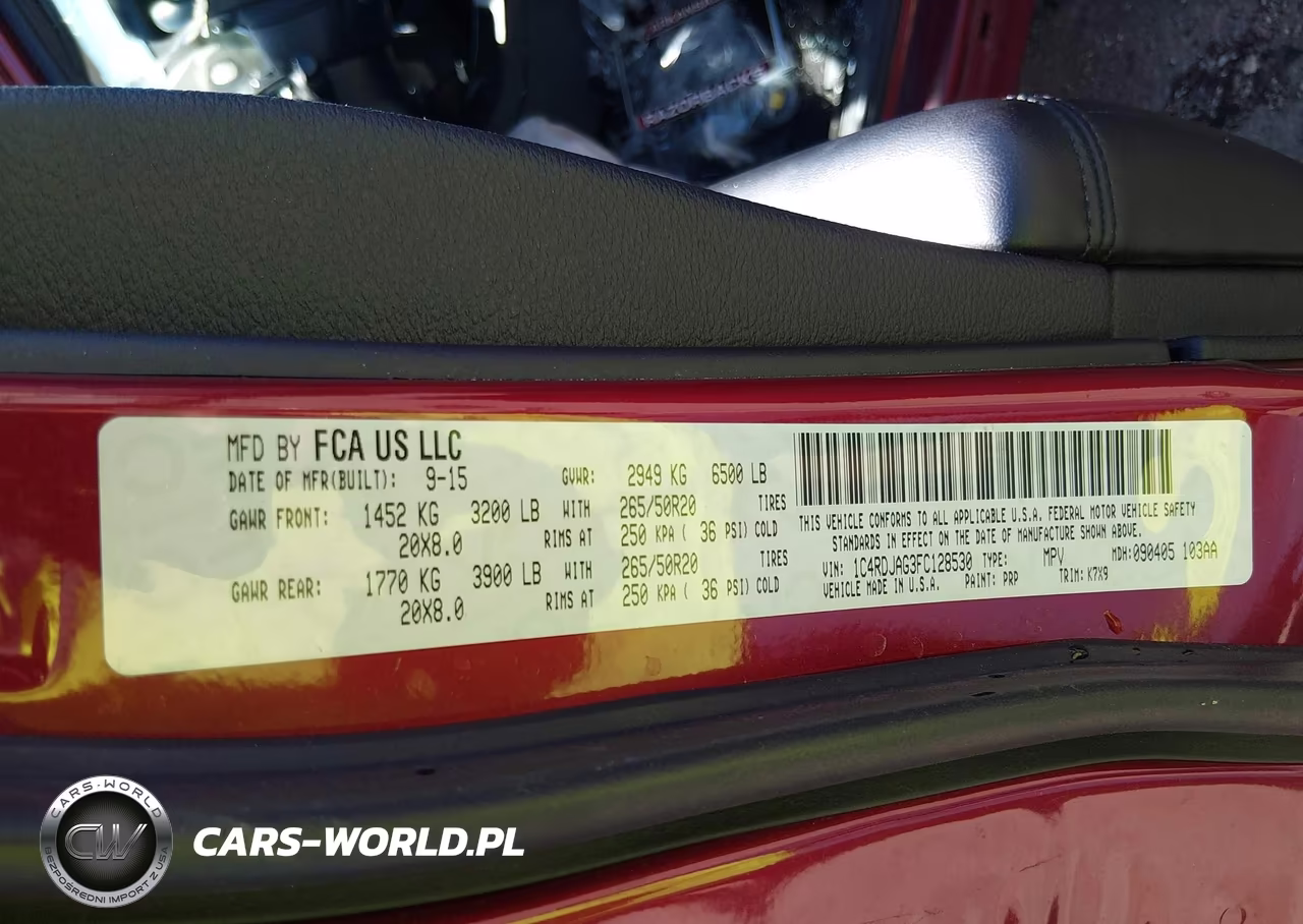 2015 Dodge Durango Sxt VIN:1C4RDJAG3FC128530 - 9