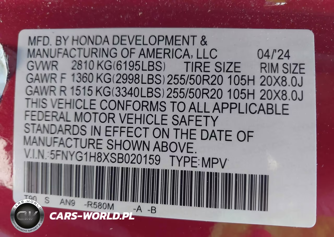 2025 Honda Pilot Elite VIN:5FNYG1H8XSB020159 - 9