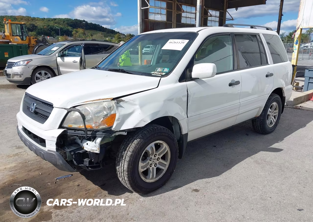 2005 Honda Pilot Ex-L VIN:2HKYF18525H521710 - 2