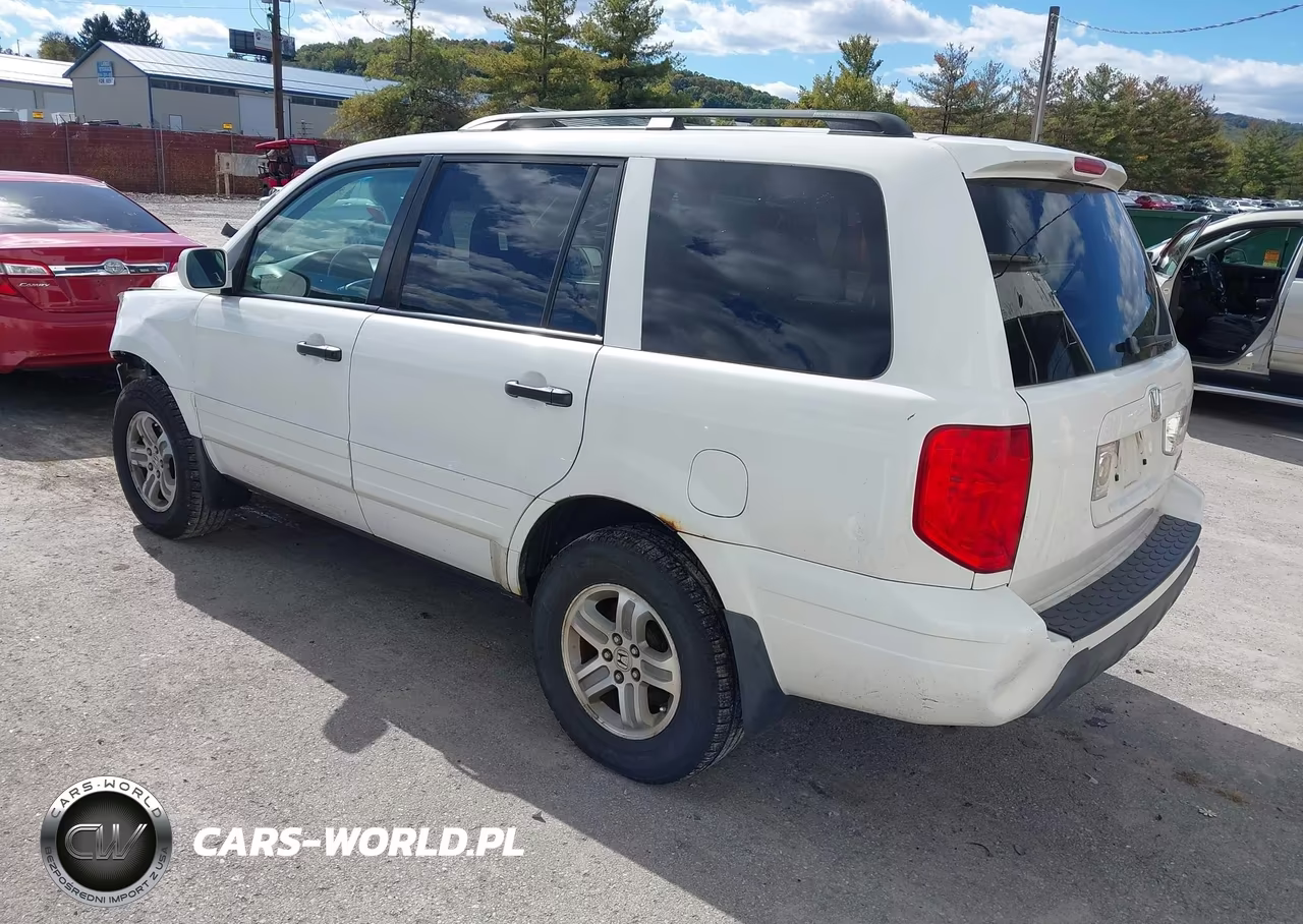 2005 Honda Pilot Ex-L VIN:2HKYF18525H521710 - 3