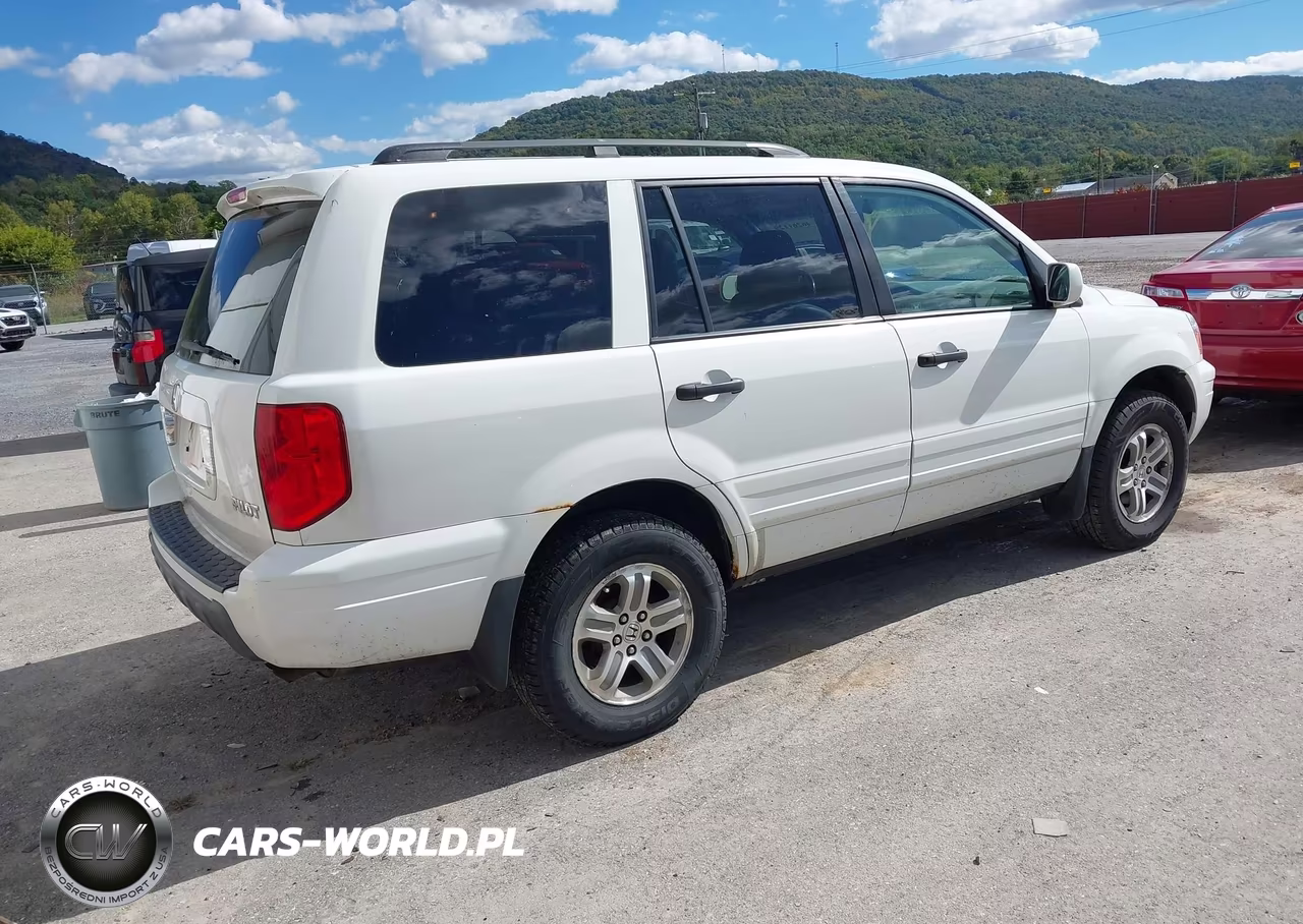 2005 Honda Pilot Ex-L VIN:2HKYF18525H521710 - 4