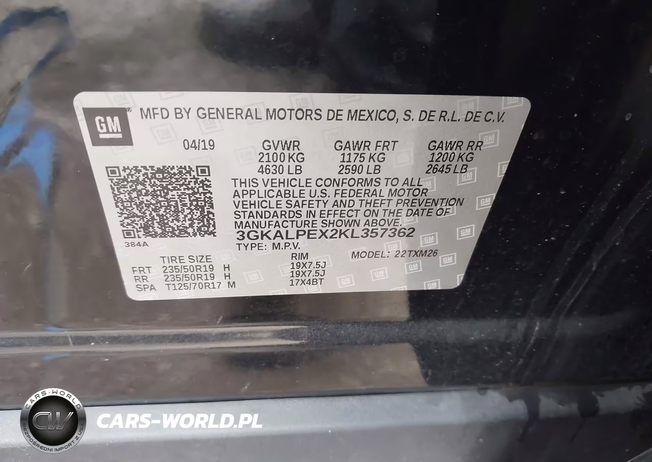 2019 GMC Terrain Slt VIN:3GKALPEX2KL357362 - 9