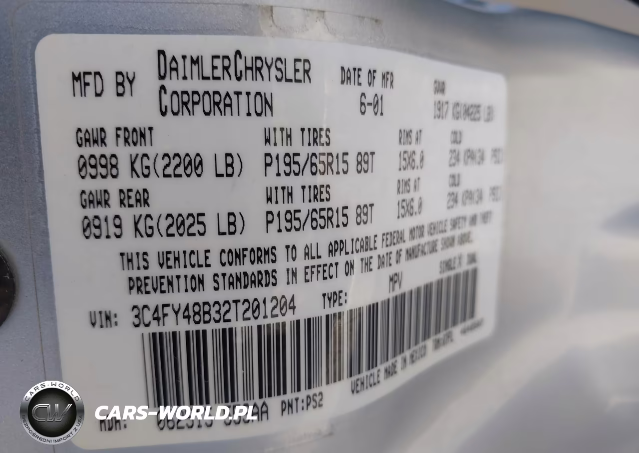 2002 Chrysler Pt Cruiser VIN:3C4FY48B32T201204 - 9
