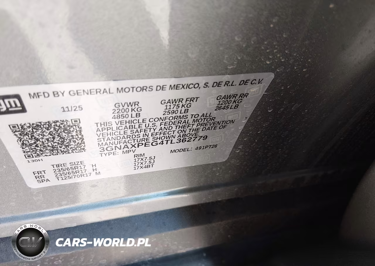 2026 Chevrolet Equinox Awd Lt VIN:3GNAXPEG4TL362779 - 9