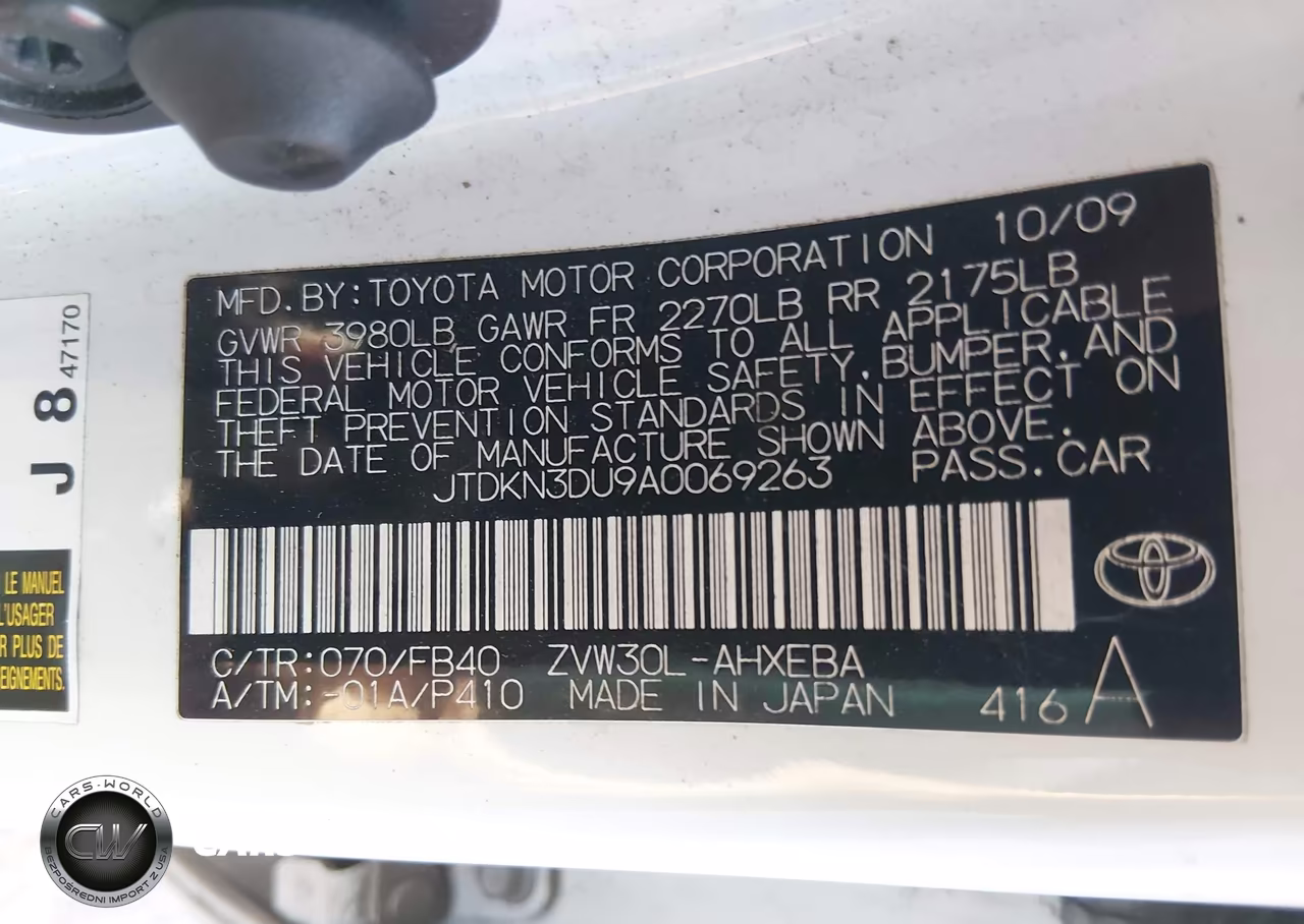 2010 Toyota Prius Ii VIN:JTDKN3DU9A0069263 - 9