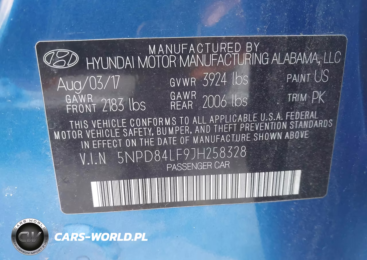 2018 Hyundai Elantra Sel VIN:5NPD84LF9JH258328 - 9