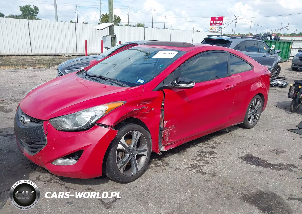 2013 Hyundai Elantra Se VIN:KMHDH6AE1DU015995 - 2