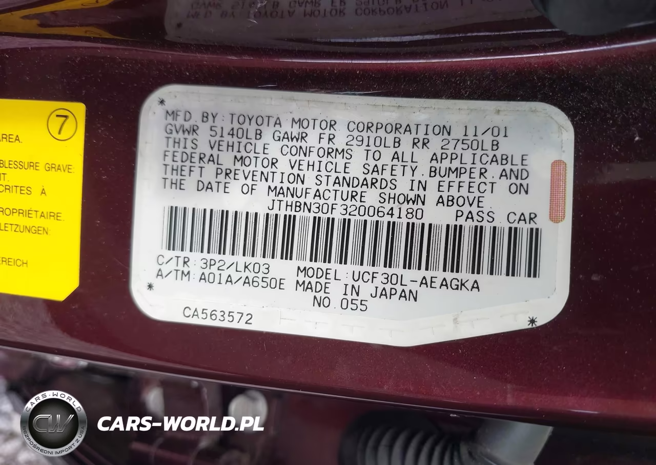 2002 Lexus Ls 430 VIN:JTHBN30F320064180 - 9