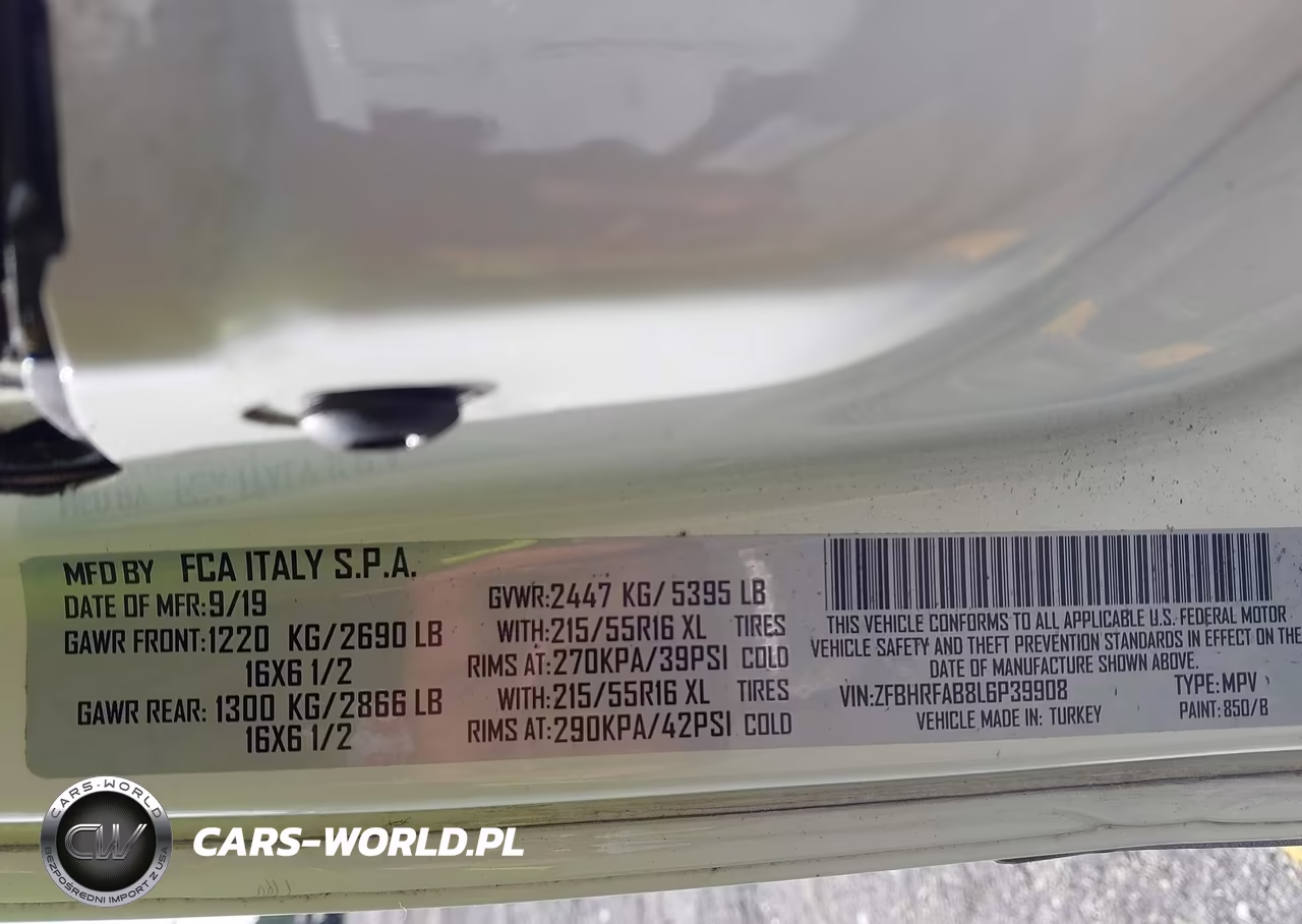 2020 Ram Promaster City Tradesman VIN:ZFBHRFAB8L6P39908 - 4