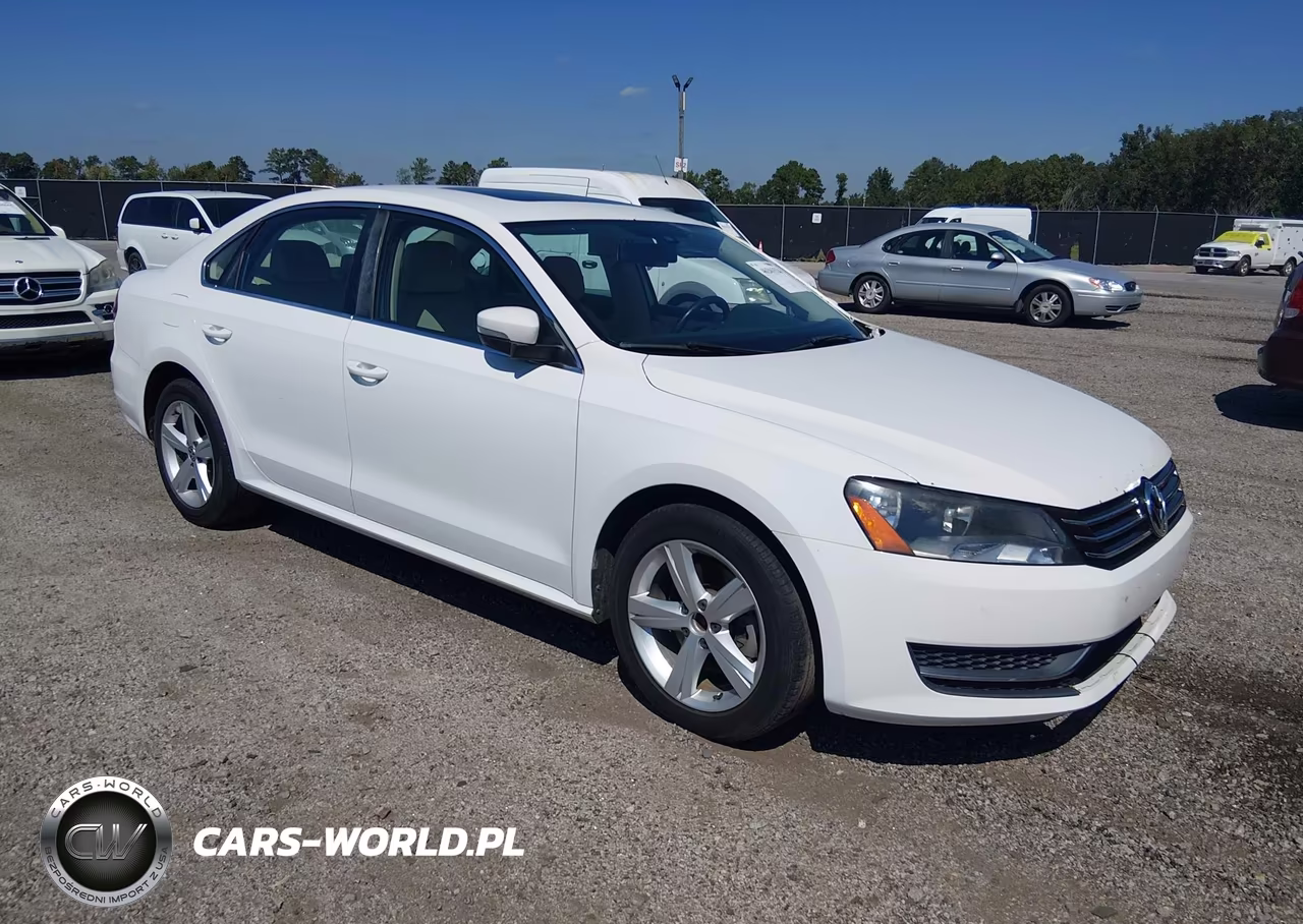 2013 Volkswagen Passat 2.5L Se VIN:1VWBH7A39DC037682 - 1