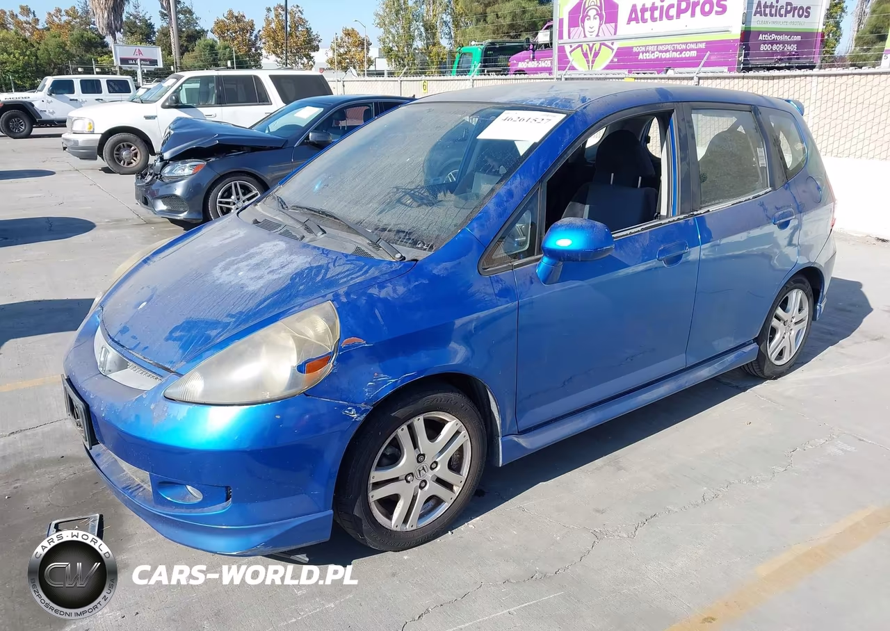 2008 Honda Fit Sport VIN:JHMGD38668S059694 - 2