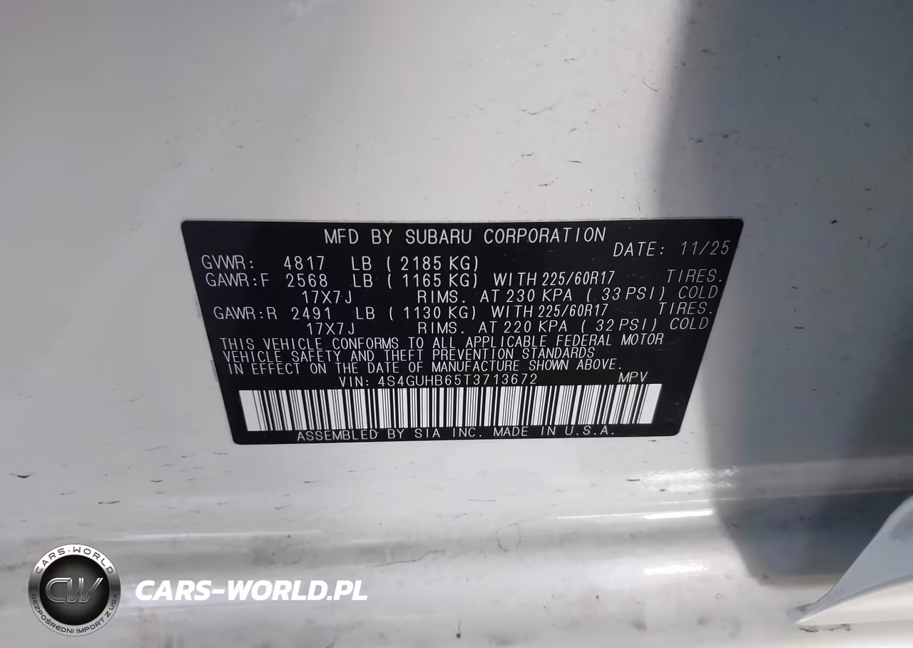 2026 Subaru Crosstrek VIN:4S4GUHB65T3713672 - 9