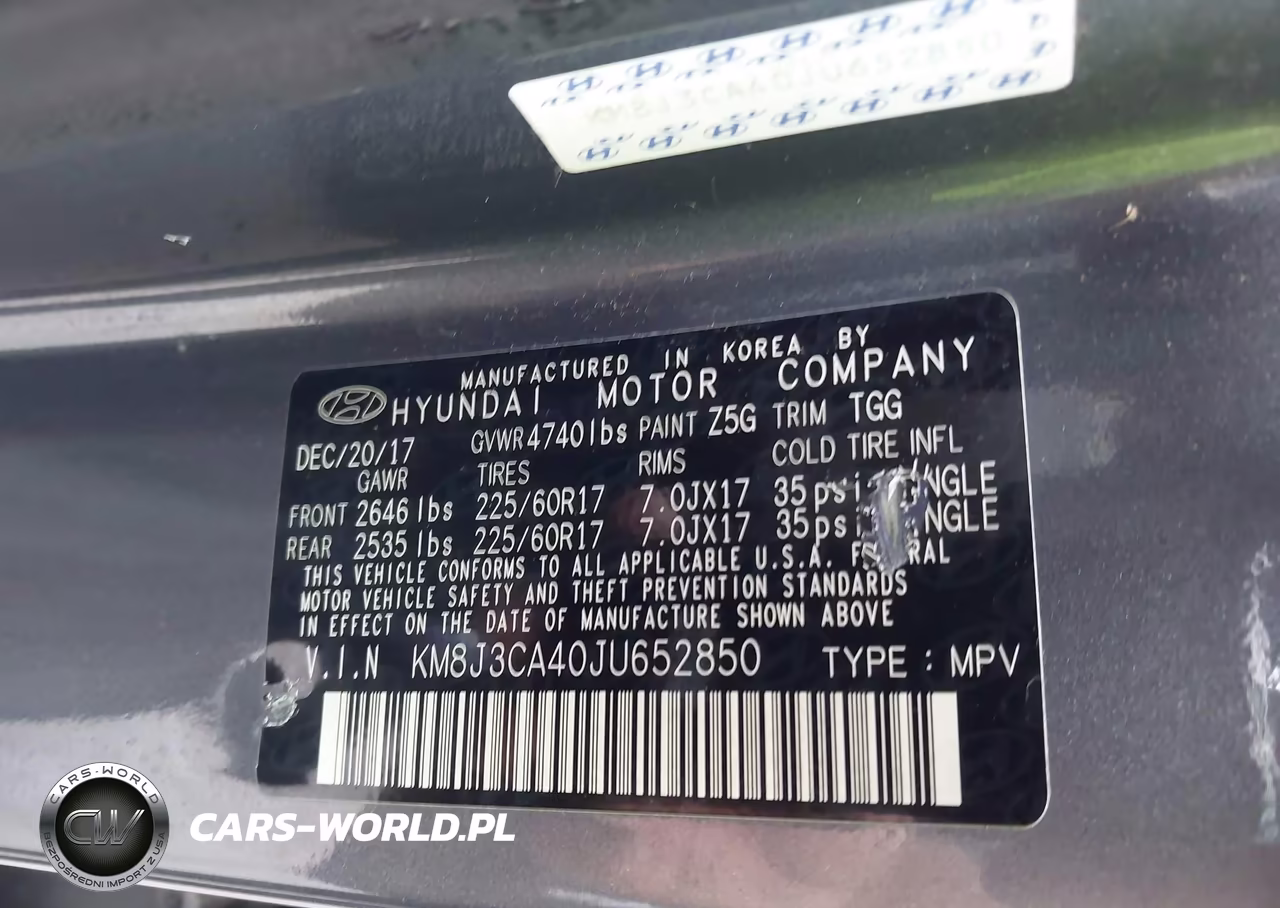 2018 Hyundai Tucson Sel VIN:KM8J3CA40JU652850 - 9