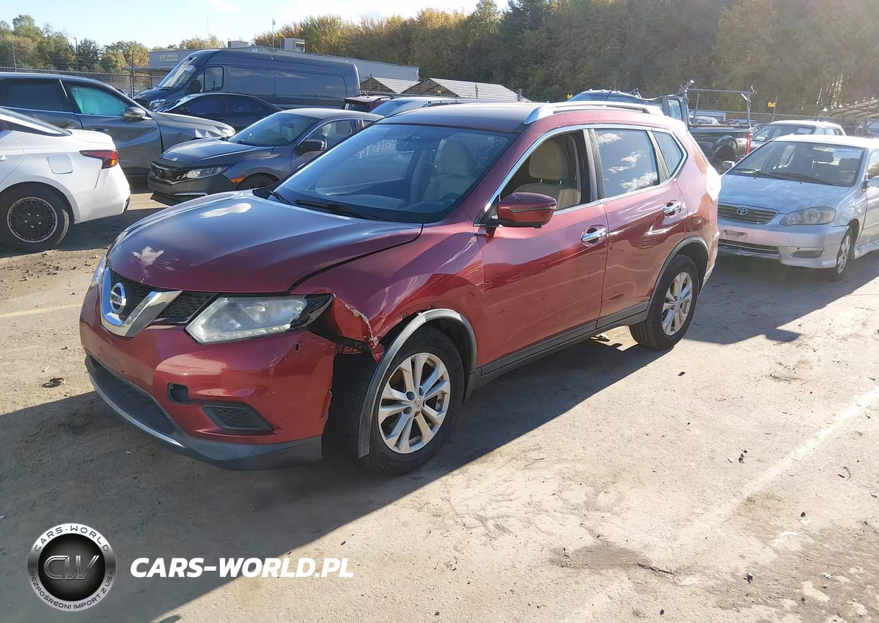 2016 Nissan Rogue Sv VIN:KNMAT2MV0GP622385 - 2