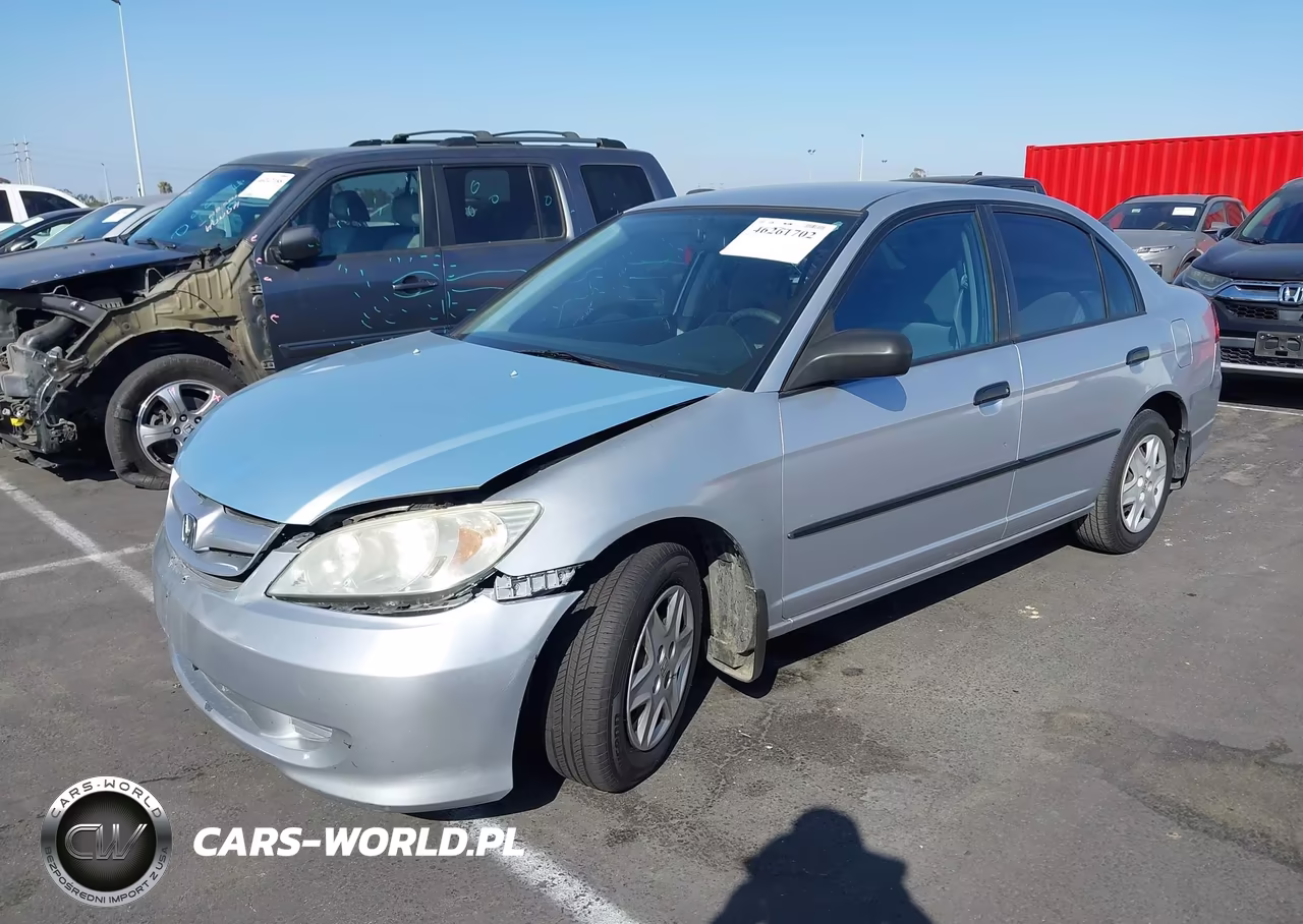 2005 Honda Civic Vp VIN:2HGES16395H590811 - 2