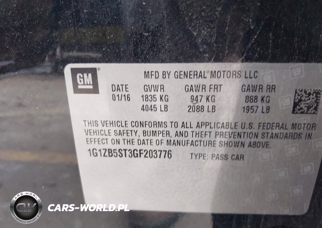 2016 Chevrolet Malibu Ls VIN:1G1ZB5ST3GF203776 - 9