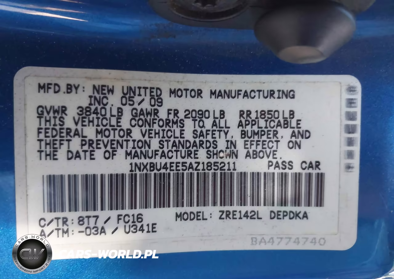 2010 Toyota Corolla Le VIN:1NXBU4EE5AZ185211 - 9