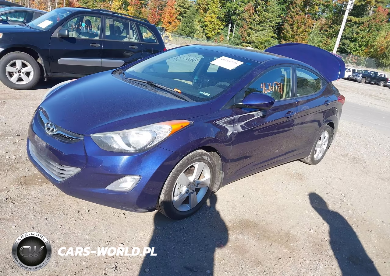 2013 Hyundai Elantra Gls VIN:5NPDH4AE0DH413833 - 2