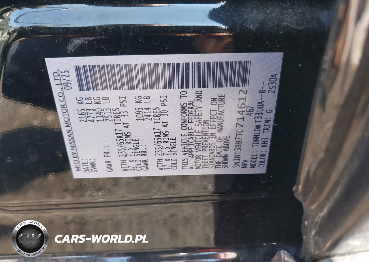 2026 Nissan Rogue Rock Creek VIN:5N1BT3BB7TC714612 - 9