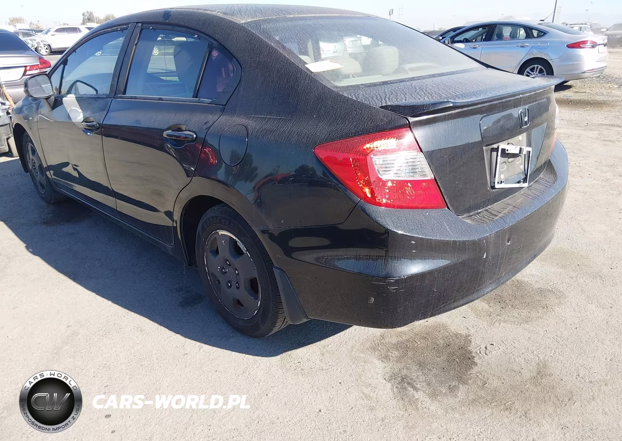 2012 Honda Civic Lx VIN:2HGFB2F54CH324539 - 3