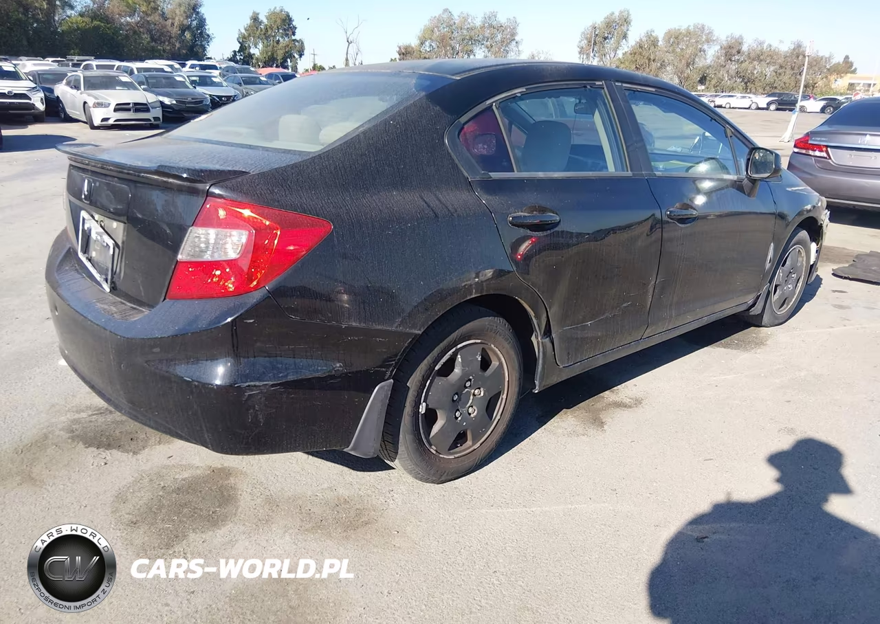 2012 Honda Civic Lx VIN:2HGFB2F54CH324539 - 4