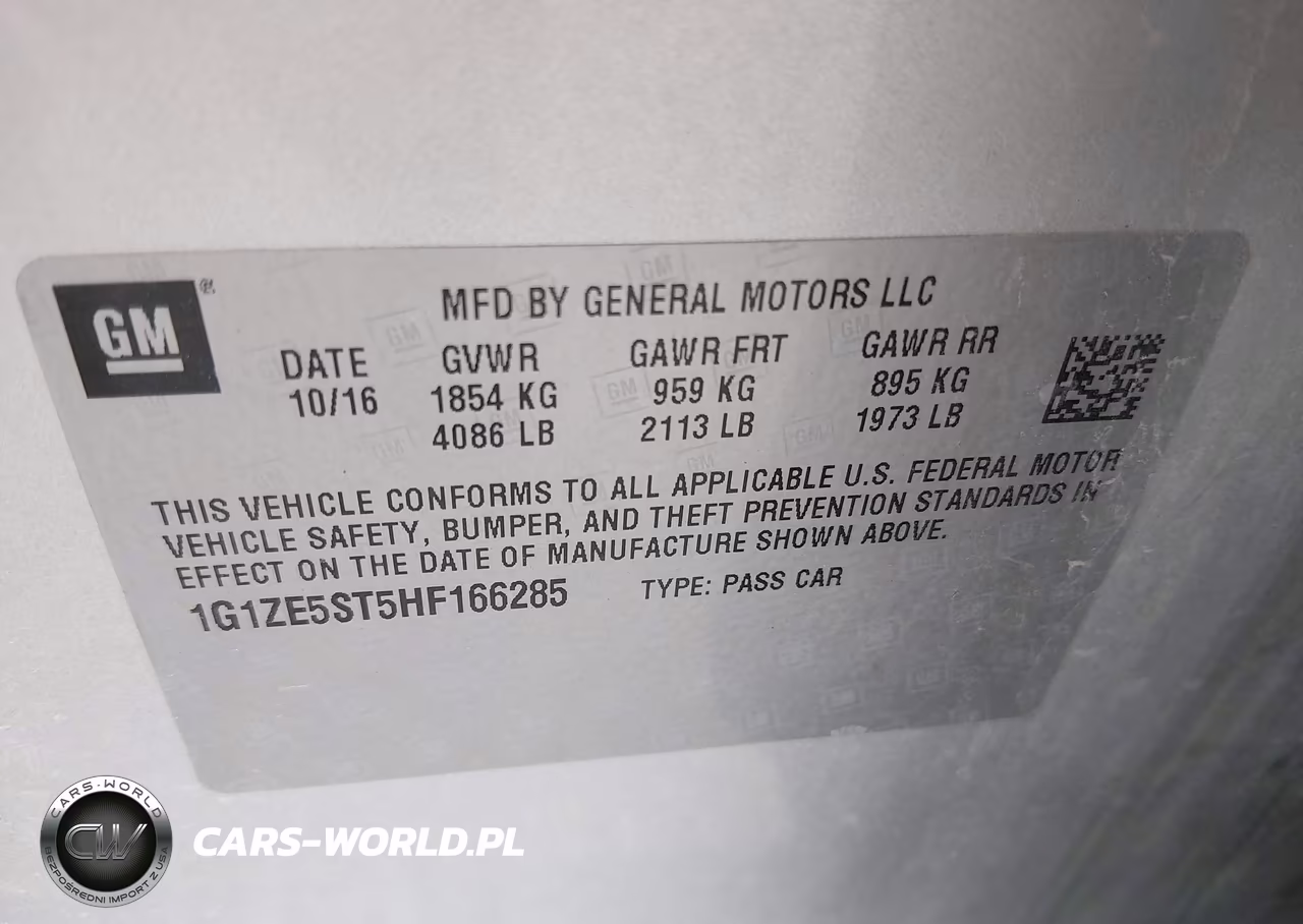 2017 Chevrolet Malibu 1Lt VIN:1G1ZE5ST5HF166285 - 9