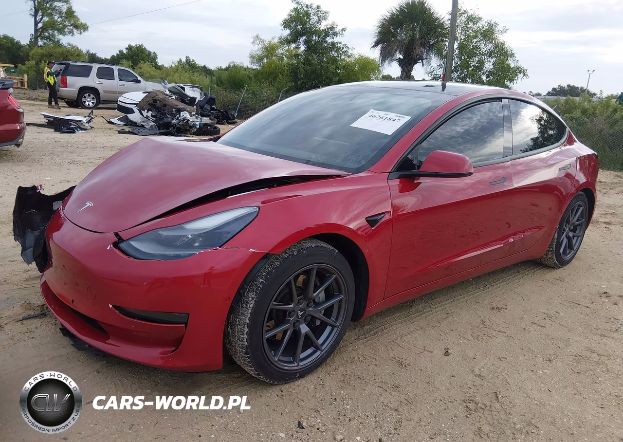2021 Tesla Model 3 Standard Range Plus Rear-Wheel Drive VIN:5YJ3E1EA6MF026728 - 2
