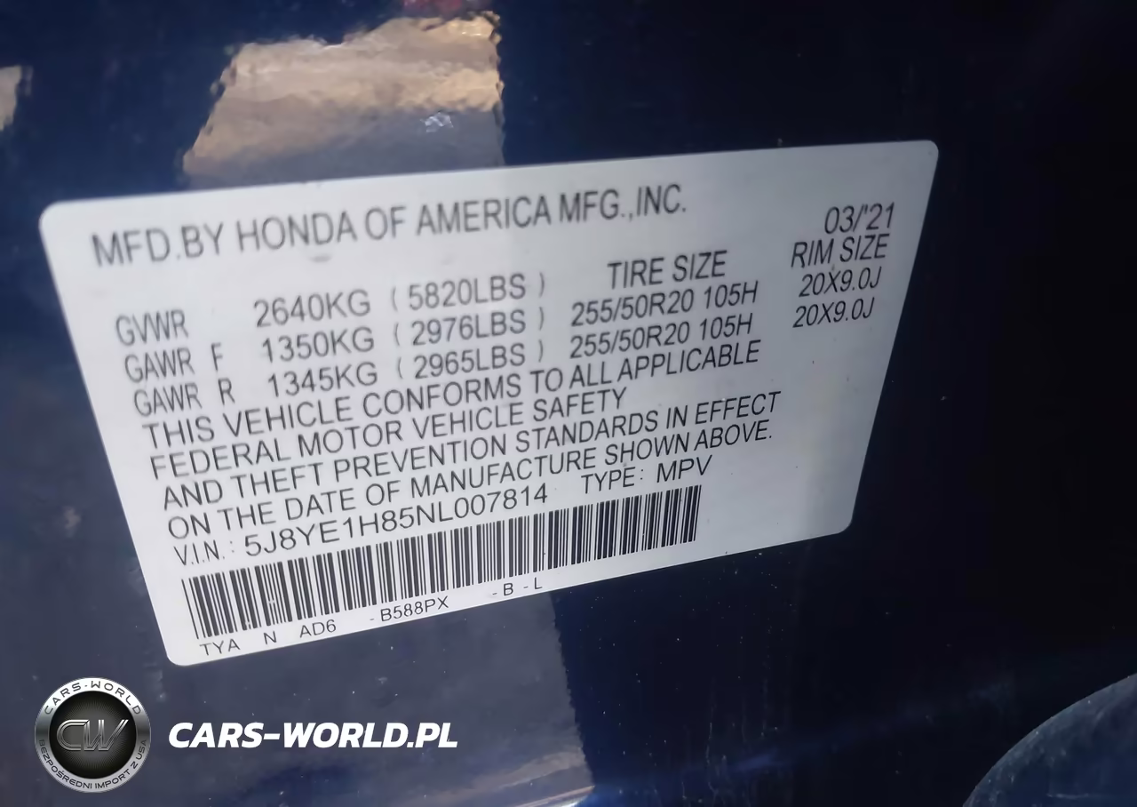 2022 Acura Mdx Advance Package VIN:5J8YE1H85NL007814 - 9