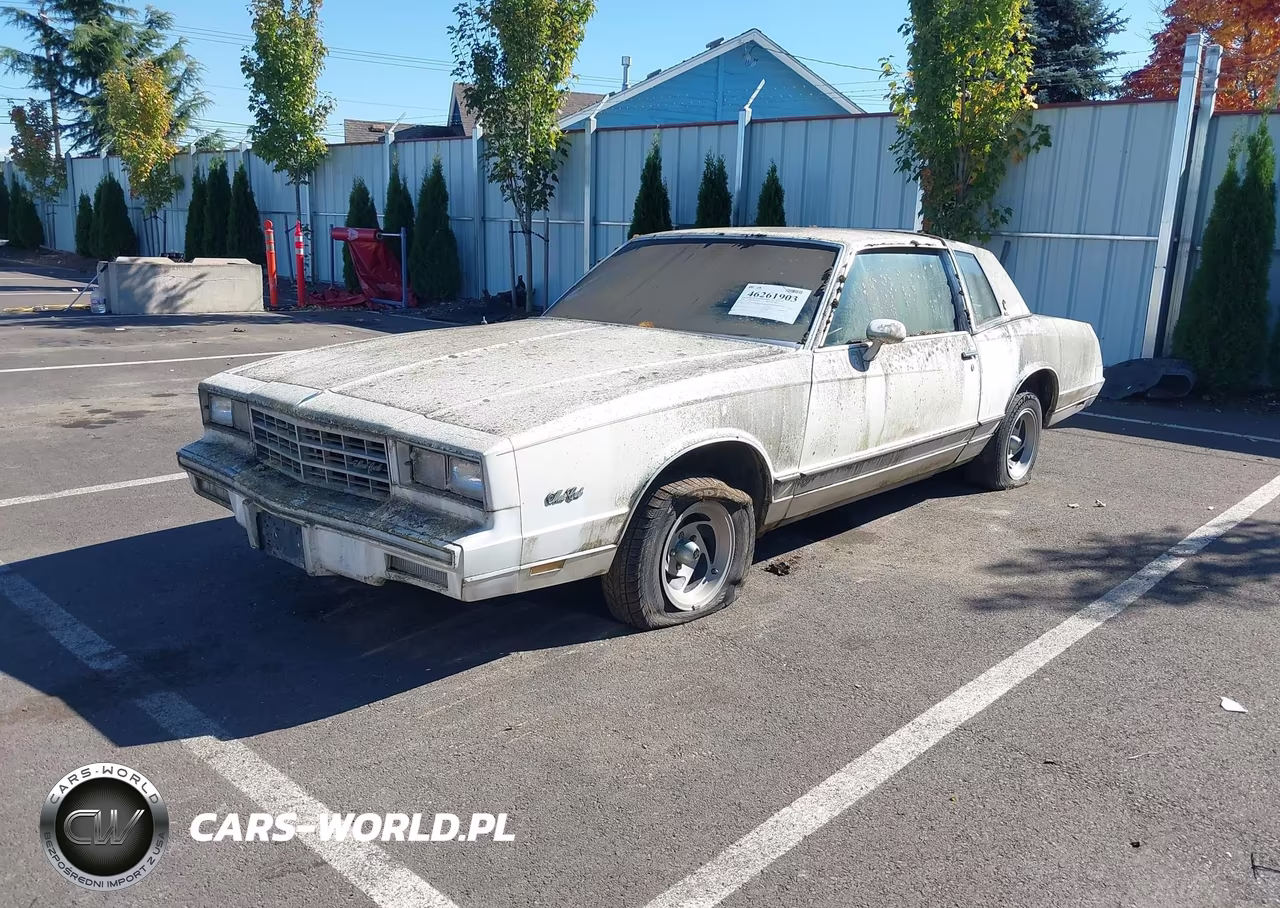 1984 Chevrolet Monte Carlo VIN:1G1AZ37H4ER159204 - 2