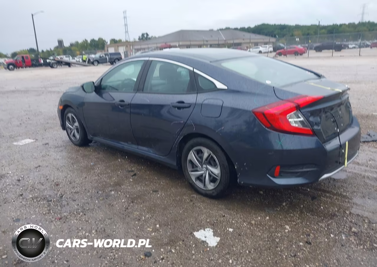 2020 Honda Civic Lx VIN:2HGFC2F64LH533561 - 3