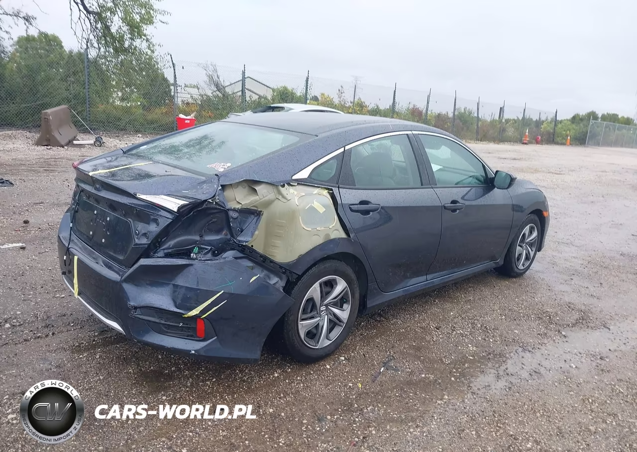 2020 Honda Civic Lx VIN:2HGFC2F64LH533561 - 4