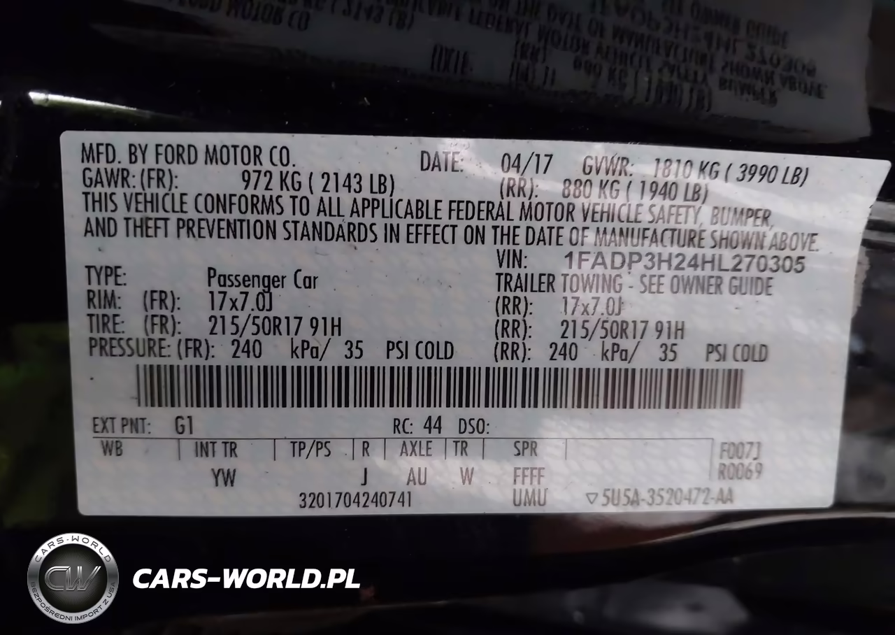2017 Ford Focus Sel VIN:1FADP3H24HL270305 - 9