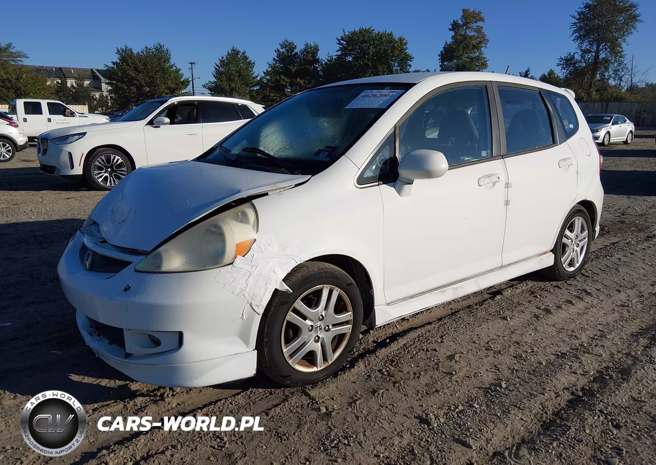 2007 Honda Fit Sport VIN:JHMGD38617S012684 - 2