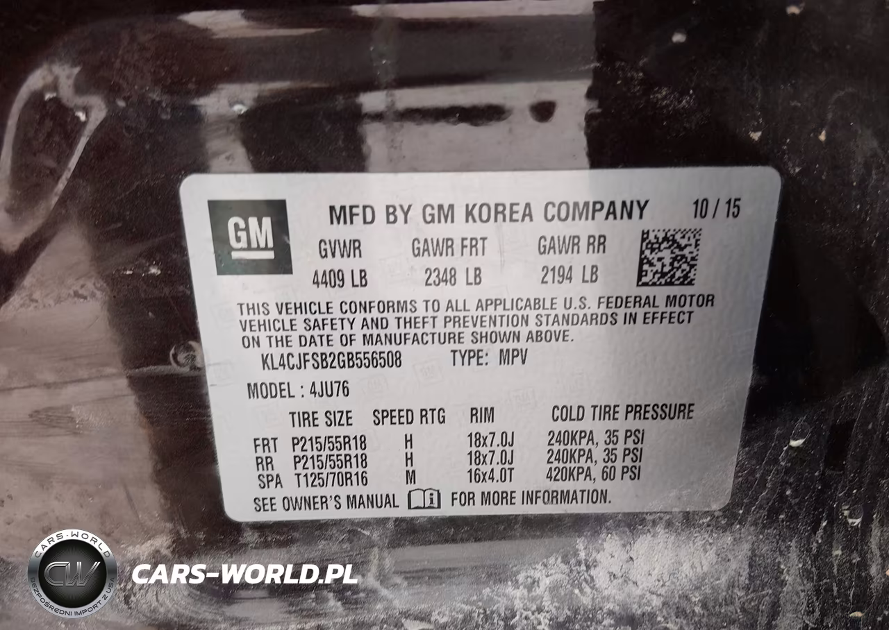 2016 Buick Encore Convenience VIN:KL4CJFSB2GB556508 - 9