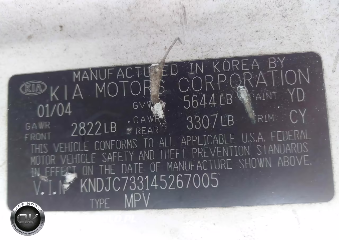 2004 Kia Sorento Ex-Lx VIN:KNDJC733145267005 - 9