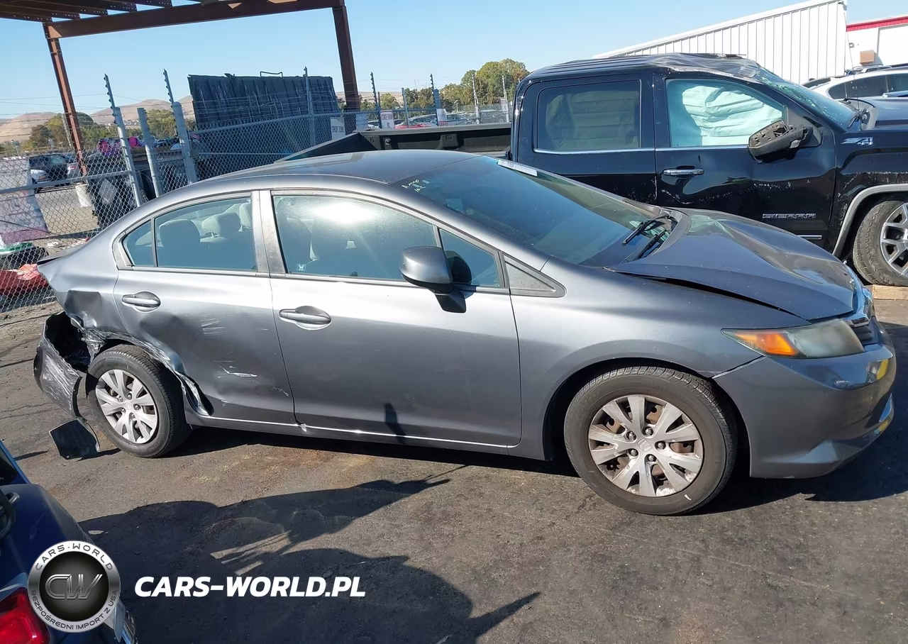 2012 Honda Civic Lx VIN:19XFB2F55CE310384 - 14
