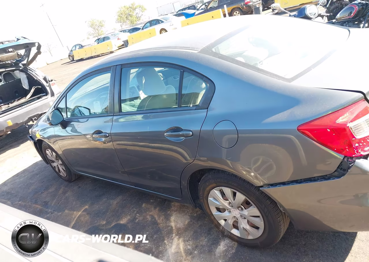 2012 Honda Civic Lx VIN:19XFB2F55CE310384 - 15