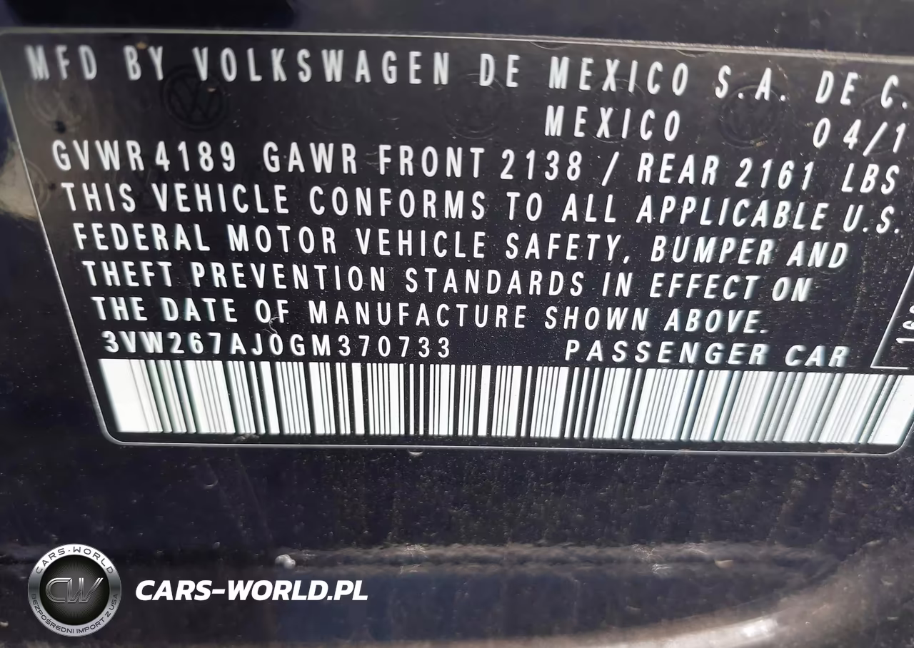 2016 Volkswagen Jetta 1.4T S VIN:3VW267AJ0GM370733 - 9