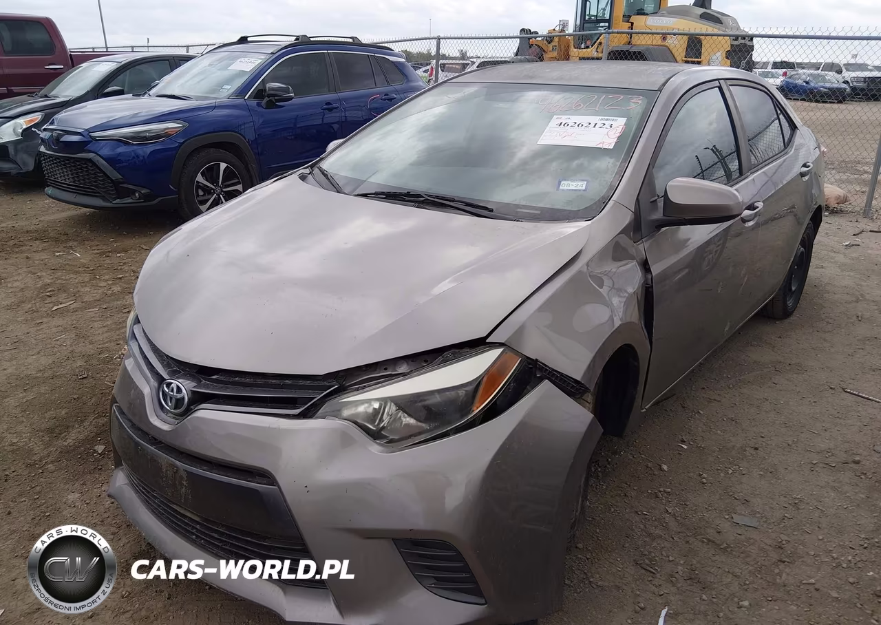 2015 Toyota Corolla Le VIN:5YFBURHE3FP348858 - 2