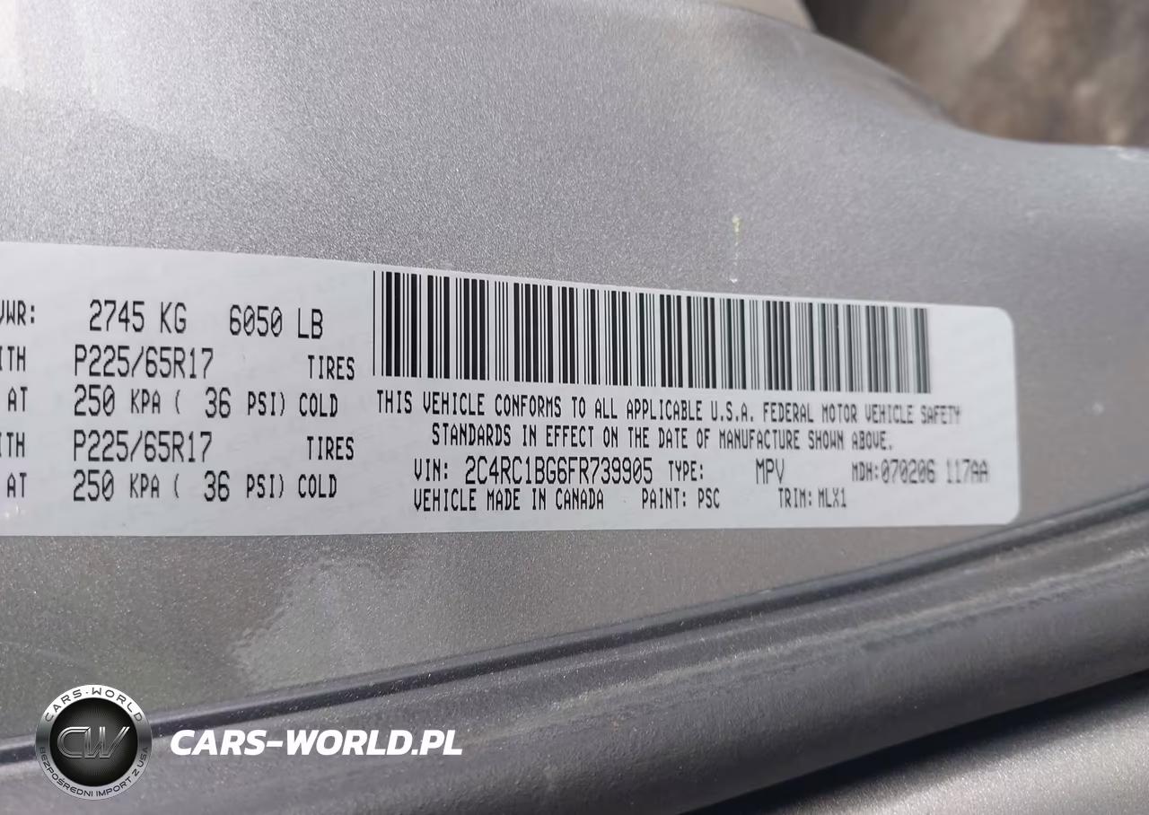 2015 Chrysler Town & Country Touring VIN:2C4RC1BG6FR739905 - 9