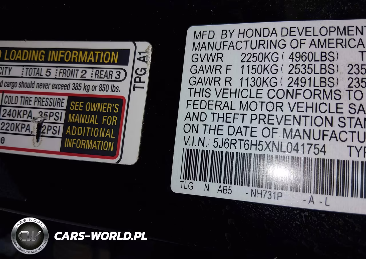 2022 Honda Cr-V Hybrid Ex VIN:5J6RT6H5XNL041754 - 9