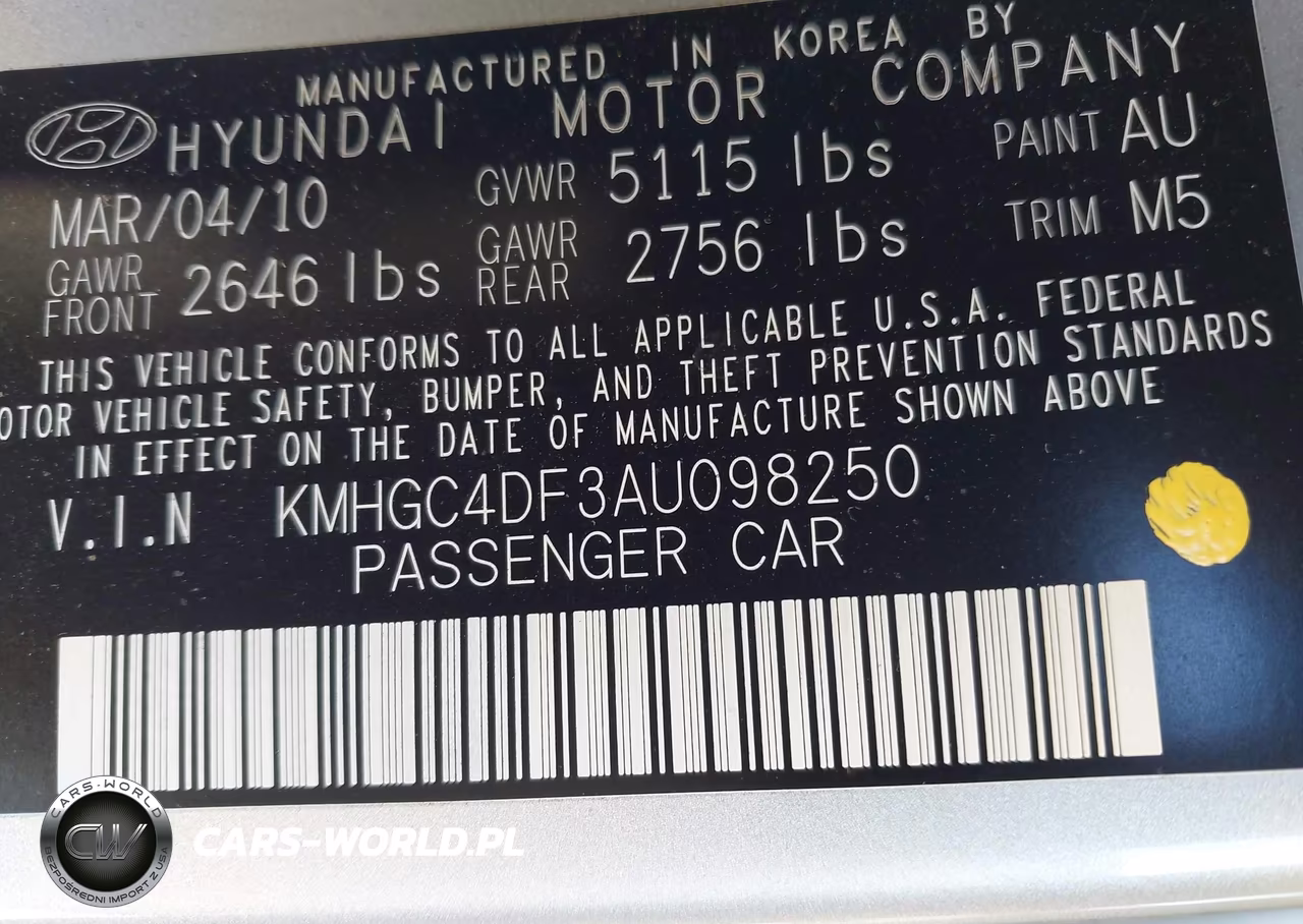 2010 Hyundai Genesis 4.6 VIN:KMHGC4DF3AU098250 - 9