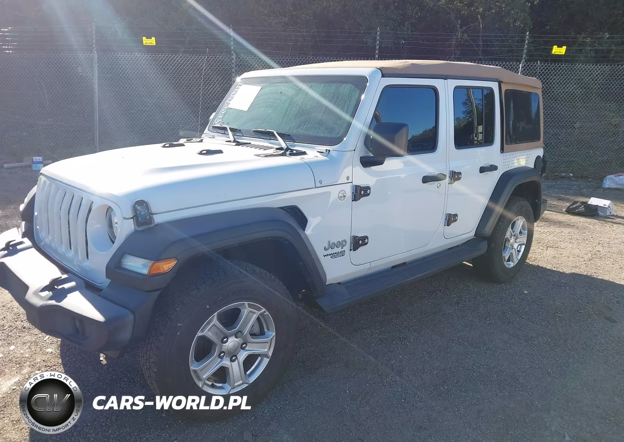 2019 Jeep Wrangler Unlimited Sport S 4X4 VIN:1C4HJXDG6KW677506 - 2
