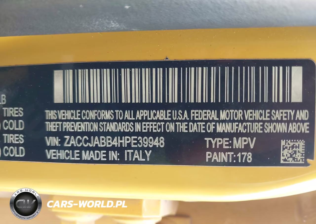 2017 Jeep Renegade Latitude Fwd VIN:ZACCJABB4HPE39948 - 9
