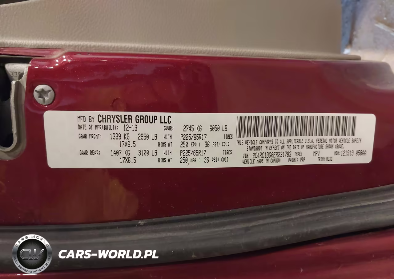 2014 Chrysler Town & Country Touring VIN:2C4RC1BG0ER231783 - 9