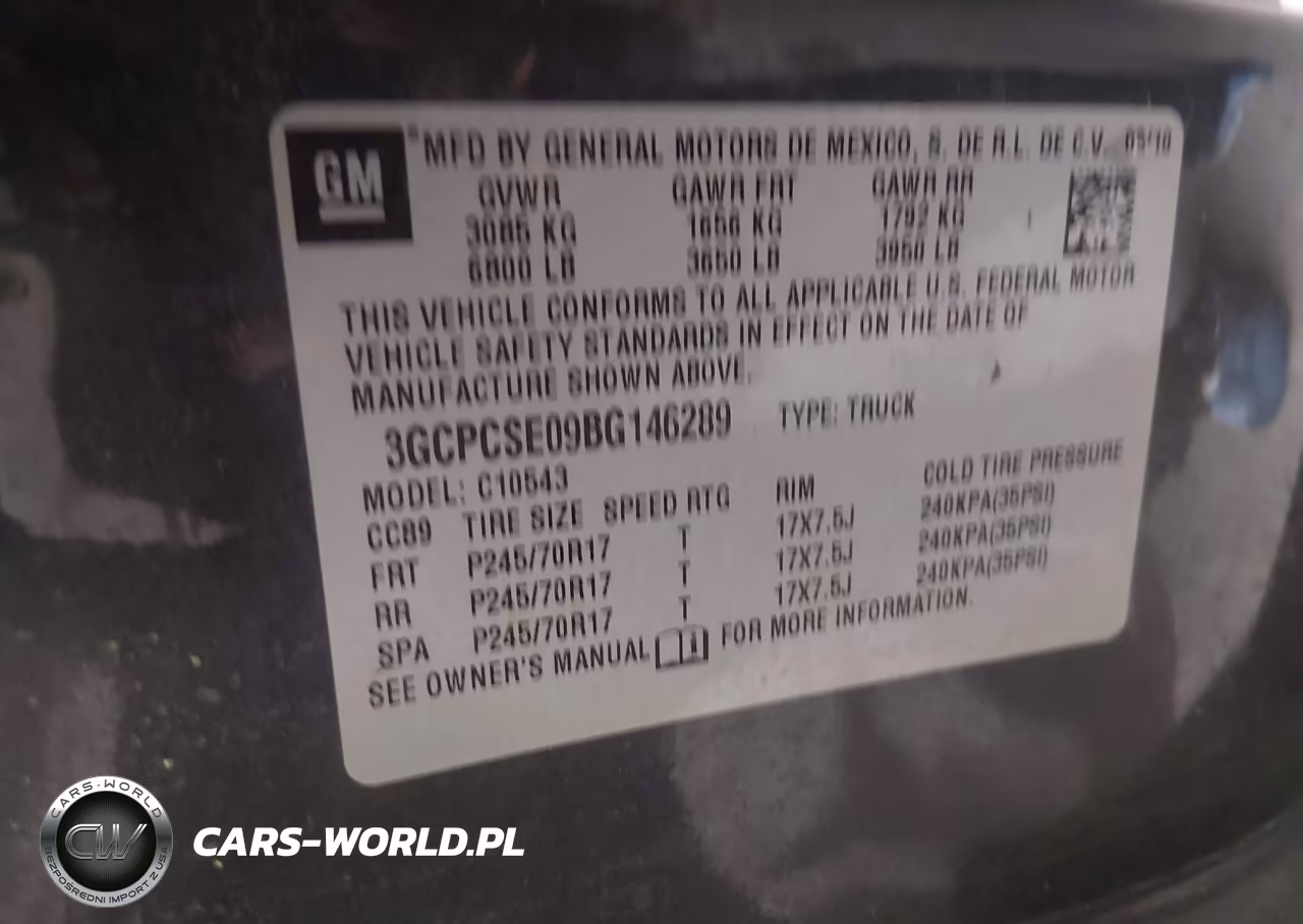2011 Chevrolet Silverado 1500 Lt VIN:3GCPCSE09BG146289 - 9