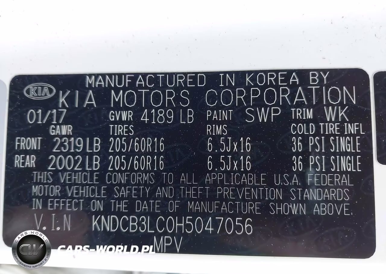 2017 Kia Niro Lx VIN:KNDCB3LC0H5047056 - 9