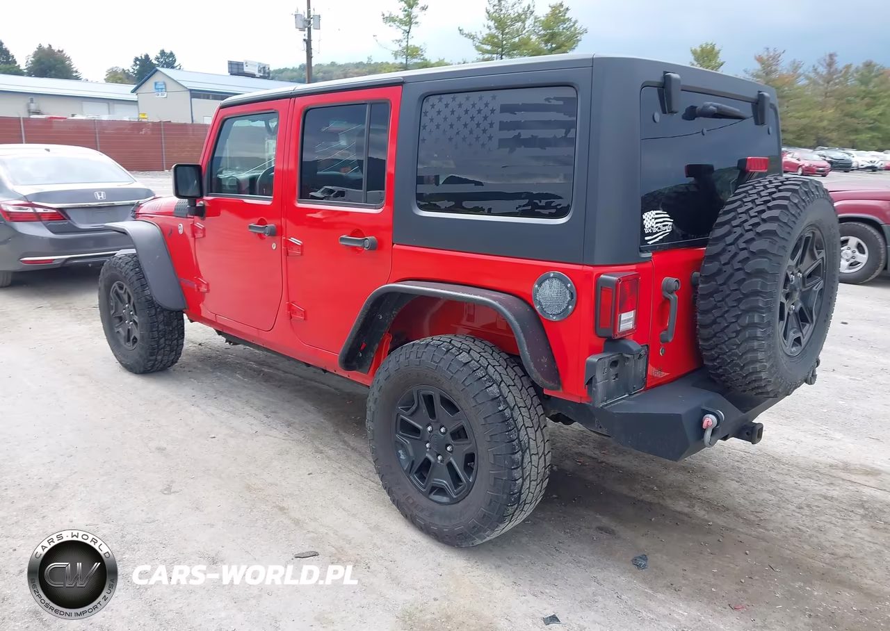 2016 Jeep Wrangler Unlimited Willys Wheeler VIN:1C4BJWDG3GL183094 - 3