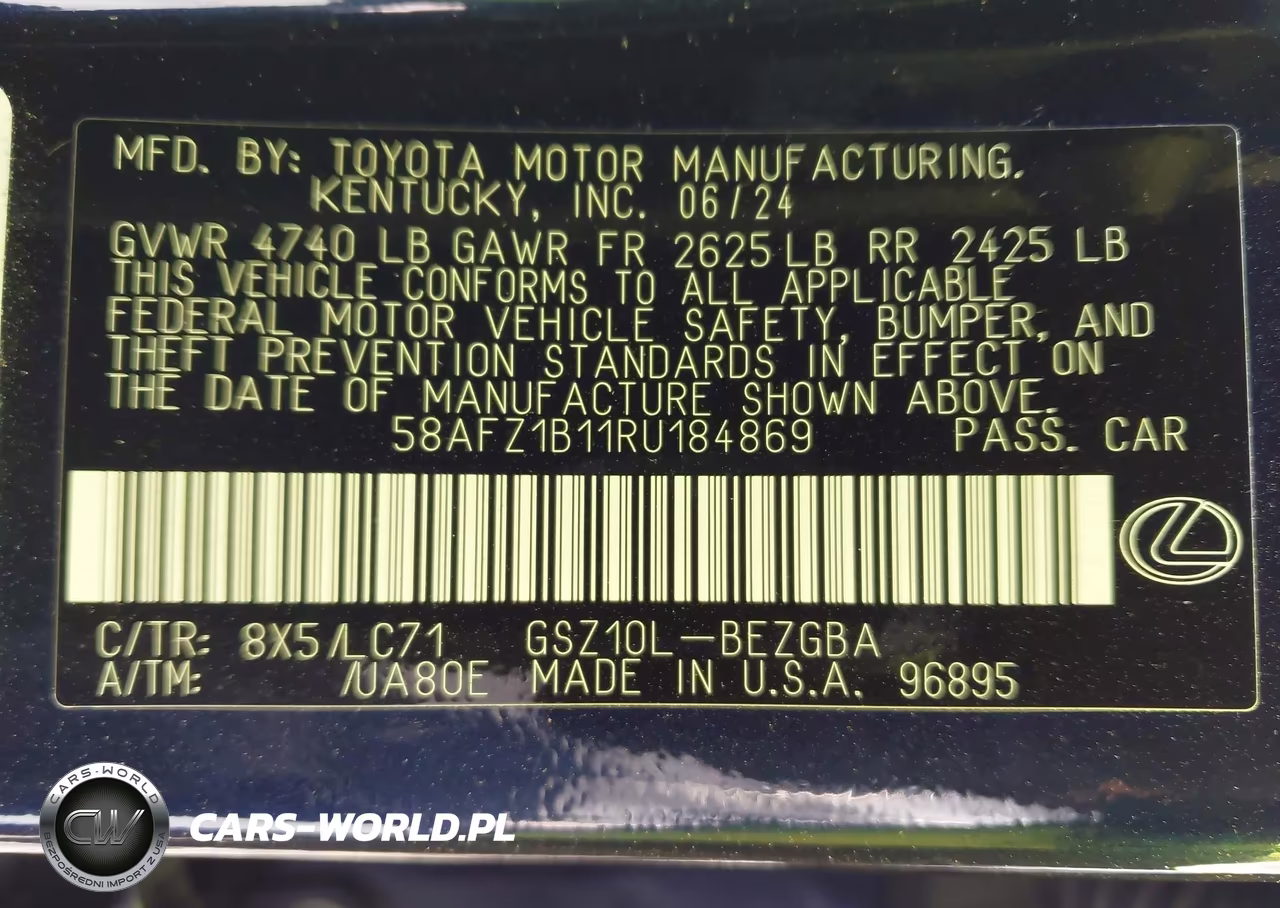2024 Lexus Es 350 Ultra Luxury VIN:58AFZ1B11RU184869 - 9