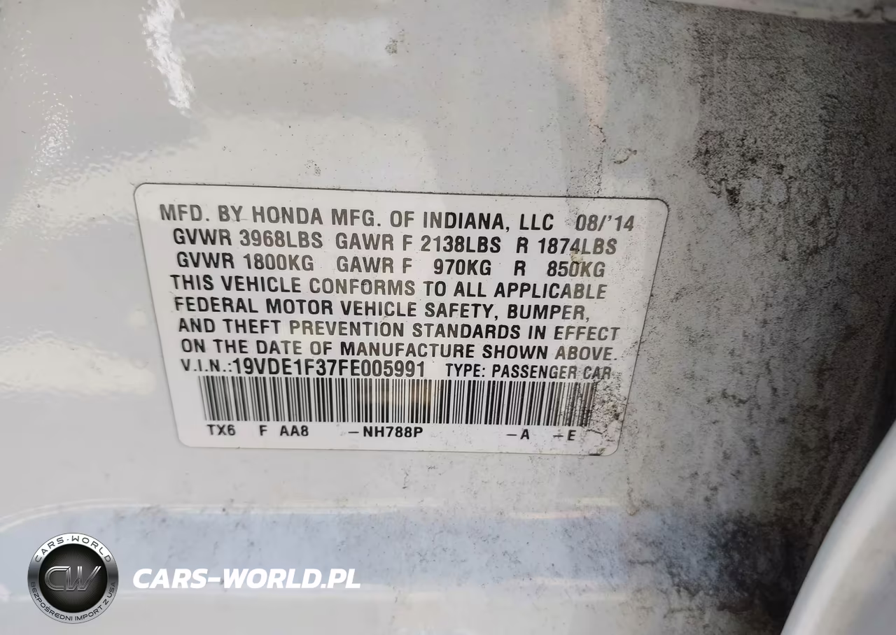 2015 Acura Ilx 2.0L VIN:19VDE1F37FE005991 - 9